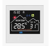 Thermostat à télécommande pour chauffage au sol avec écran tactile et fonctions de sécurité pour la tranquillité d'esprit (eau 3A)