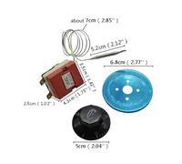Thermostat AC 220V 16A 50-300/30-85/30-100 degrés Celsius, bouton de contrôle de la température de montée du liquide, NO NC for four électrique(50-300 degree)