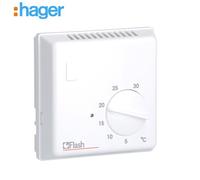 Thermostat ambiance bi-métal gestion de chauffage eau chaude - HAGER 25620