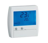 thermostat digital - fil pilote - semi encastré - hager 25120