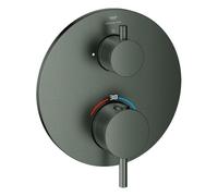 Thermostat Atrio de Grohe, avec robinet d'arrêt, 24357AL0, Couleur: graphite dur brossé