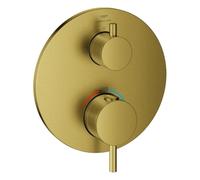 Thermostat Atrio de Grohe, avec robinet d'arrêt, 24357GN0, Couleur: lever de soleil frais brossé