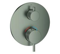 Thermostat Atrio de Grohe, avec robinet d'arrêt, 24357MS0, Couleur: satin steel