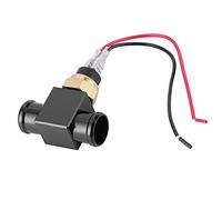 Thermostat Automobile, Commutateur de Température d'Eau avec Kit d'Interrupteur de Ventilateur pour Motos, VTT et Véhicules Tout-Terrain, Noir