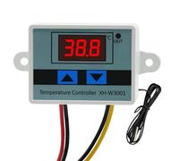 Thermostat avec affichage LCD numérique XH-W3001, commutateur thermostatique CC 12V 120W avec sonde étanche, thermostat à microprocesseur