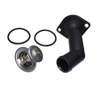 Thermostat avec boîtier Ajustement pour VW ajustement pour Audi ajustement pour siège ajustement pour Skoda Golf Polo Bora Passat Beetle Caddy 44121113 06A121121C(Kit 002)