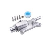 Thermostat avec boîtier Carter supérieur de liquide de refroidissement droit sans goulot de remplissage pour K24/K20Z3 Boîtier du thermostat(Silver)