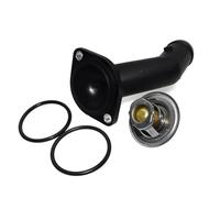 Thermostat avec boîtier Couvercle de boîtier de thermostat A30F avec joint torique 06A121121C, 050121113C - Compatible avec TT, Jetta et Beetle