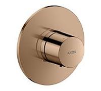 Thermostat AXOR hansgrohe One 48711300 encastré, or rouge poli