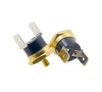 Thermostat bimétallique à vis en cuivre KSD301 M4, 10 A, 250 V, normalement fermé, 45 C, 65 C, 75 C, 85 C, 90 C, 100 C, 120 C, 150 C(45 degree)
