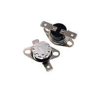 Thermostat bimétallique KSD301 10 A/250 V 0 °C ~ 250 °C, interrupteur de température, contrôle thermique, 75 °C, 85 °C, 95 °C, 105 °C, 125 °C, 135 °C, 145 °C, 180 °C, 2 pièces(Normally open,110C)