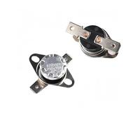 Thermostat bimétallique KSD301, 2 pièces, interrupteur de température, contrôle thermique, 40 à 160 °C, thermostat à réinitialisation manuelle, 75 80 85 160 65(95C,Normally Open)