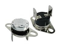 Thermostat bimétallique KSD301/KSD302, 40~150C, 10A250V, 40C, 60C, 80C, 90C, 100C, 150 degrés, interrupteur de température normalement fermé, 2/5/10 pièces(2PCS,Fixed ring,60C)