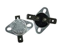 Thermostat bimétallique KSD302/KSD301, 2/5/10 pièces, 40-150C 15A 250V 40C 50C 60C 80C 100C 120C 130C 140C 145C 150 degrés normalement fermé(10PCS,70C)