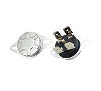 Thermostat Bipolaire Circulaire à réinitialisation Manuelle KSD302X/T KSD306 250 V 20 A, 1 pièce, 4 Pieds, Interrupteur de température à 93 95 98 125 135 degrés(135 Degree Celsius)