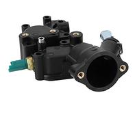 Thermostat Boîtier de Thermostat avec Capteur Boîtier de Thermostat en Plastique Noir avec Capteur de Liquide de Refroidissement 9654775080 pour Berlingo C2 C3