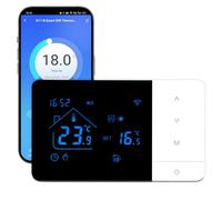 Thermostat Chaudière Gaz à Pile WiFi Thermostats D'ambiance Programmable 3A