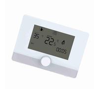 Thermostat Chaudiere Gaz,Termostato Caldaia Hermann Saunier Duval Régulateur De Température Programmable Pour Système De Chauffage Bo Suspendu Au Mur Noir (White)