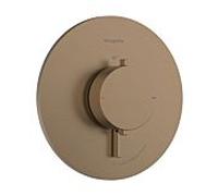 hansgrohe Ecostat Comfort S thermostat encastré pour 1 consommateur, 33714140, Couleur: Bronze brossé