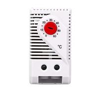 Thermostat Compact 0-60 ℃, régulateur de température électrique mécanique réglable (Bouton Rouge)