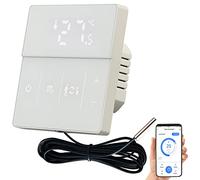 Thermostat connecté et intelligent pour chauffage au sol avec commandes vocales - coloris blanc [revolt]