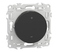 Thermostat connecté filaire pour chauffage Schneider Electric Odace noir