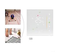 Thermostat Connecté Intelligent pour Chauffage au pour sol et Chaudière pour gaz - Programmable WiFi Compatible pour alexa Google Home 88x88mm(W-Electric heating)