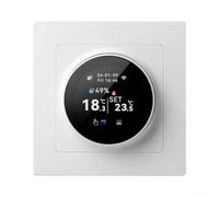 Thermostat connecté intelligent style pour graffiti pour chauffage au pour sol et chaudière pour gaz - Contrôle rotatif pour précis compatible pour homekit pour alexa Google 10x10cm(Electric heating)