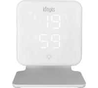 Thermostat connecté Konyks ClimPac pour Clims et P.A.C Blanc + Cde infrarouge univ + Thermomètre + Hygromètre Blanc G