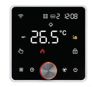 Thermostat Connecté pour tuya WiFi Réglable pour chauffage pour sol Chaudière Anti-Gel Surveillance pour temps Réel 86x86mm(Electric Heating)