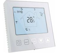 Thermostat Connecté WiFi Chaudiere Gaz/Chauffage au Sol Eau 220V 3A Alexa Google Assistant Compatible, Thermostat d'ambiance Progra