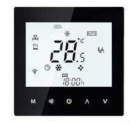 Thermostat Connecté WiFi Intelligent pour Chaudière - Commande Vocale pour alexa pour homekit Écran Tactile Programmable 5+2 Jours Encastrable 86mm