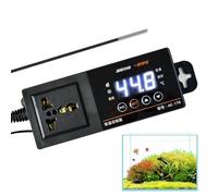 Thermostat Contrôleur pour Reptiles - Avec Ventouse Et Affichage Digital LED Pour Aquarium - Régulateur de Température pour Reptiles,Pour Serpents, Animaux De Compagnie, D'Intérieur Et Culture