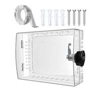 Thermostat Cover With Lock - Clear Heavy Duty Guard - 8,94 x 5,79 x 2,57 Inches Lock Box For Thermostat On Wall,for Home Office Restaurant Hotel School Hospital Dorm Rental Property