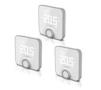 Thermostat d’Ambiance II Bosch Smart Home pour Les systèmes de Chauffage câblés, 230 V, Compatible avec l’Assistant Google et Alexa, Lot de 3