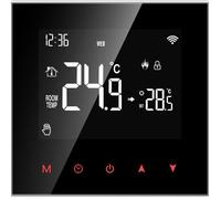 Thermostat d'ambiance - AVATTO - ZWT100-WH-3A - WiFi 2 4 GHz - Programmation hebdomadaire - Écran tactile