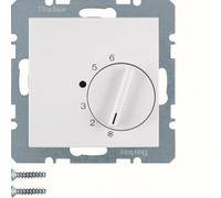 Thermostat d'ambiance Hager Berker avec contact inverseur blanc - 20261909