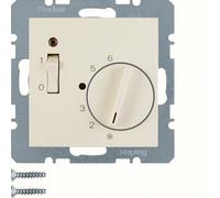 Thermostat d'ambiance Hager Berker avec interrupteur à rupture de contact et LED - 20308982