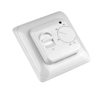 Thermostat d'ambiance mécanique - Matériau plastique robuste avec finition à forte charge de courant, contrôleur de chauffage au sol réglable, ressource civile professionnelle, placement sécurisé du t