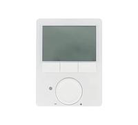 Thermostat d'ambiance mural compatible avec Siemens RDG160TU avec écran LCD, capteur d'humidité intégré et interrupteur de commande