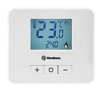 Thermostat d'ambiance non programmable, thermostat à piles pour chaudière à gaz - Mode confort, économique et antigel - Installation facile et verrouillage enfant - Alimentation par batterie (2 x AA)