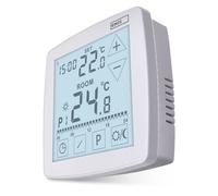 Thermostat d'Ambiance Numérique OpenTherm Programmable Filaire 2 Piles 1 5V Chauffage/Refroidissement 7-30°C Montage en Saillie