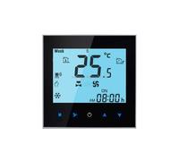 Thermostat d'ambiance Programmable à 4 tuyaux pour climatisation, écran LCD, pour unité de ventilo-convecteur