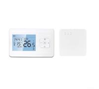 Thermostat d'ambiance programmable intelligent avec contrôle par application sans fil pour Tuya, boutons tactiles, verrouillage enfant, convient pour chaudière à gaz et chauffage d'eau chaude à la