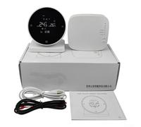 Thermostat d'ambiance sans fil pour chaudières à eau et à gaz avec compatibilité WiFi Tuya, télécommande et plusieurs modes de programme (sans Wi-Fi)