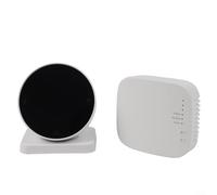 Thermostat d'ambiance sans fil RF433 pour systèmes de chauffage à eau - Contrôle de précision pour chaudière combinée et radiateurs Blanc 86 x 86 mm