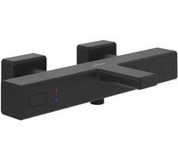 Villeroy & Boch Universal robinets & Raccords thermostat de bain TVT000002000K5 carré, réglable Strahlregler , montage mural, noir mat