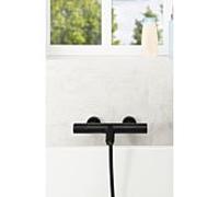 Thermostat de bain noir profond Herzbach 23.132170. 2000 .12 noir mat