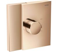 Thermostat de bord AXOR Highflow dissimulé, de la taille d'une main, 46740300, Couleur: Rouge poli or