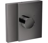 Thermostat de bord AXOR Highflow dissimulé, de la taille d'une main, 46740330, Couleur: Chrome noir poli
